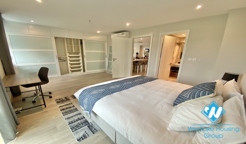 Scandinavian style golf course view 2 bedrooms apartment for rent in Ciputra, Hanoi